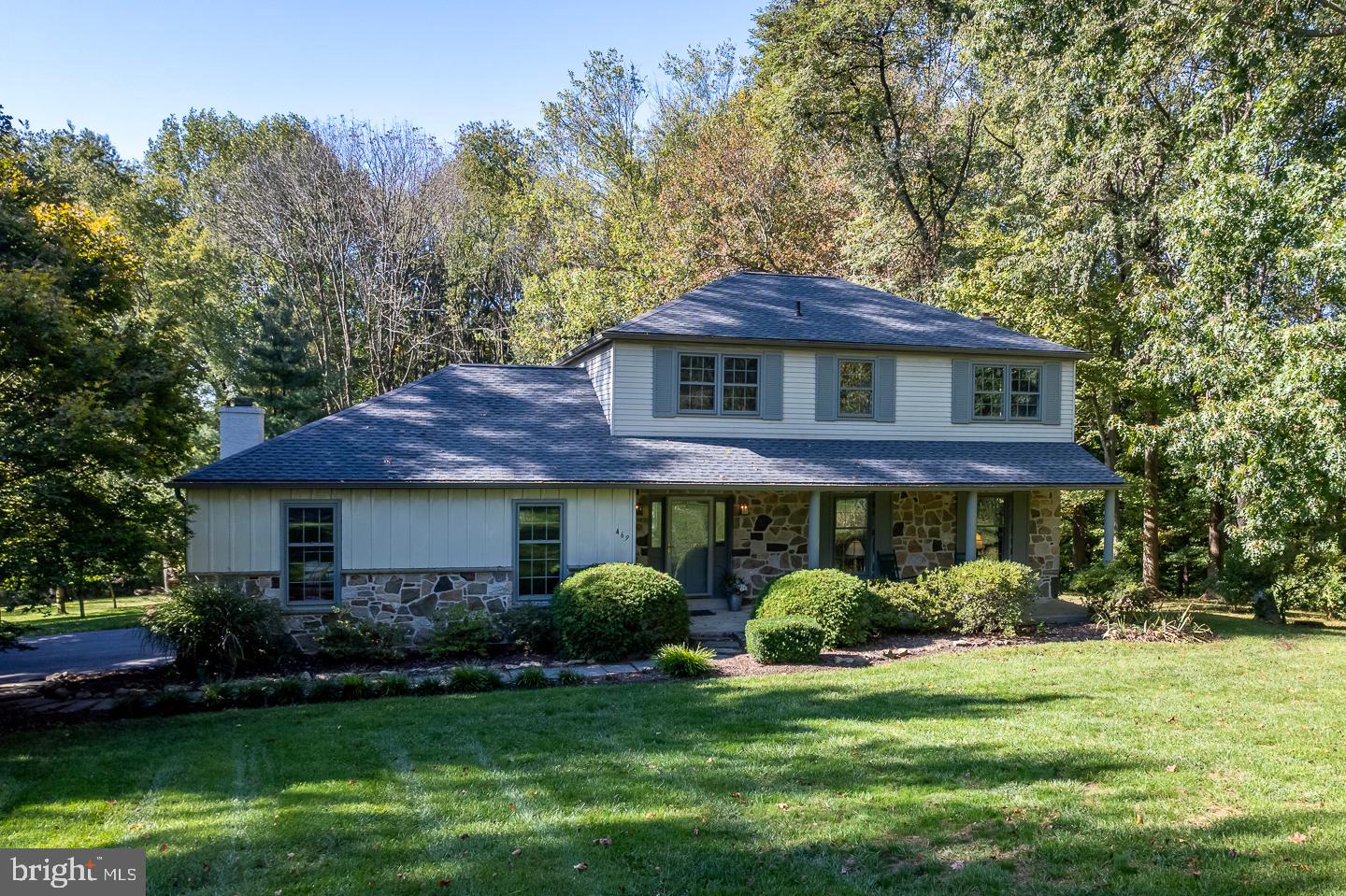 469 Dean Drive Kennett Square, PA 19348 - Photo 2 of 47 a front view of a house with a garden