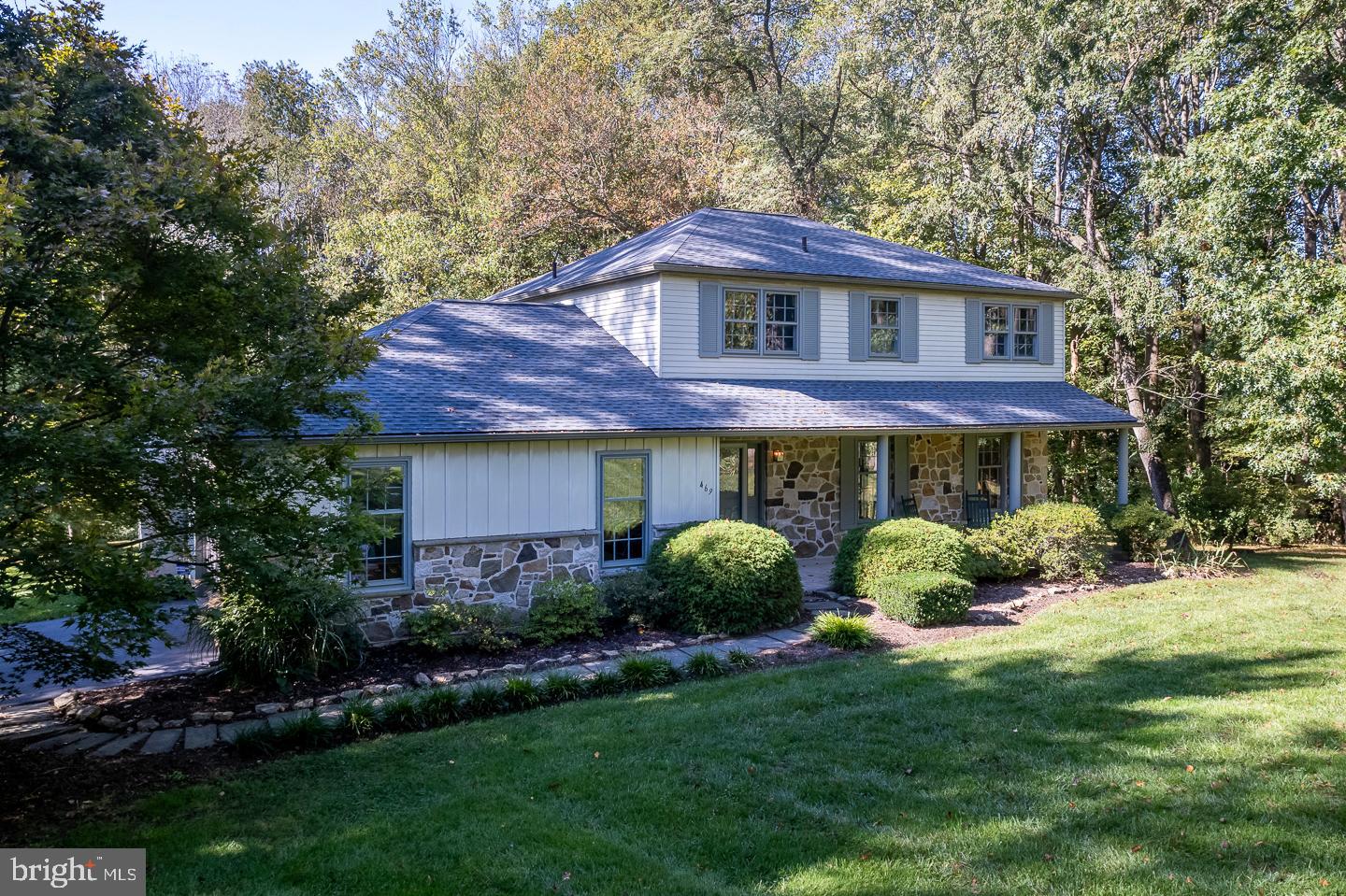 469 Dean Drive Kennett Square, PA 19348 - Photo 3 of 47 a front view of a house with garden