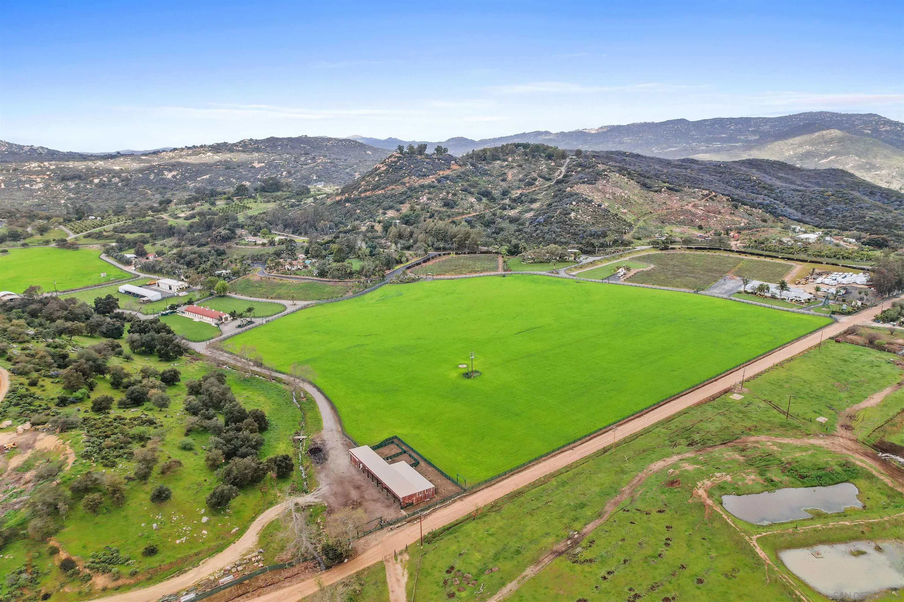 16757 Old Guejito Grade Road Escondido, CA 92027 - Photo 38 of 38 an aerial view of a football ground