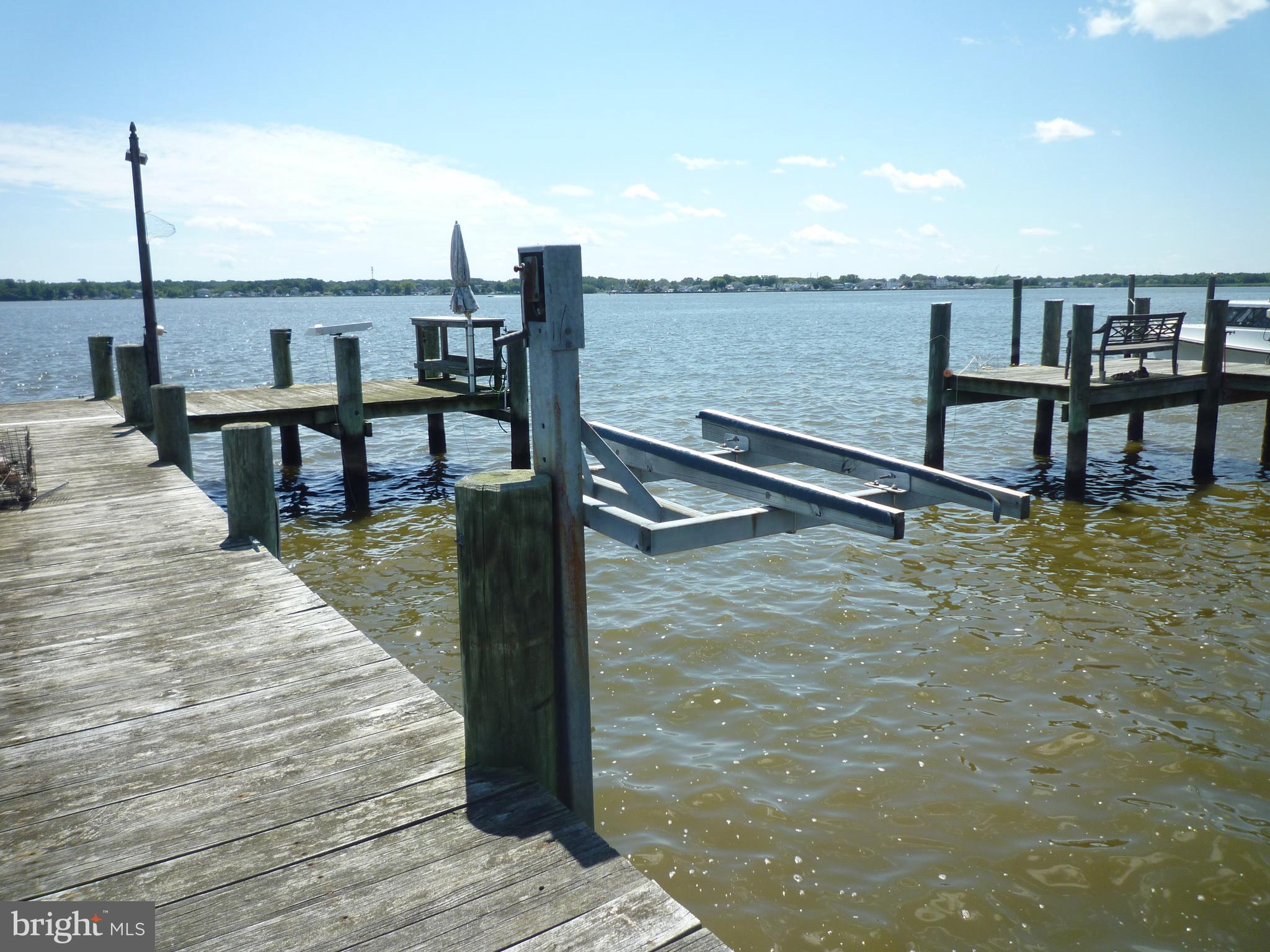 1315 Wildwood Beach Road Essex, MD 21221 - Photo 26 of 56 100' L Shaped Pier w/Boat & Jet ski Lifts