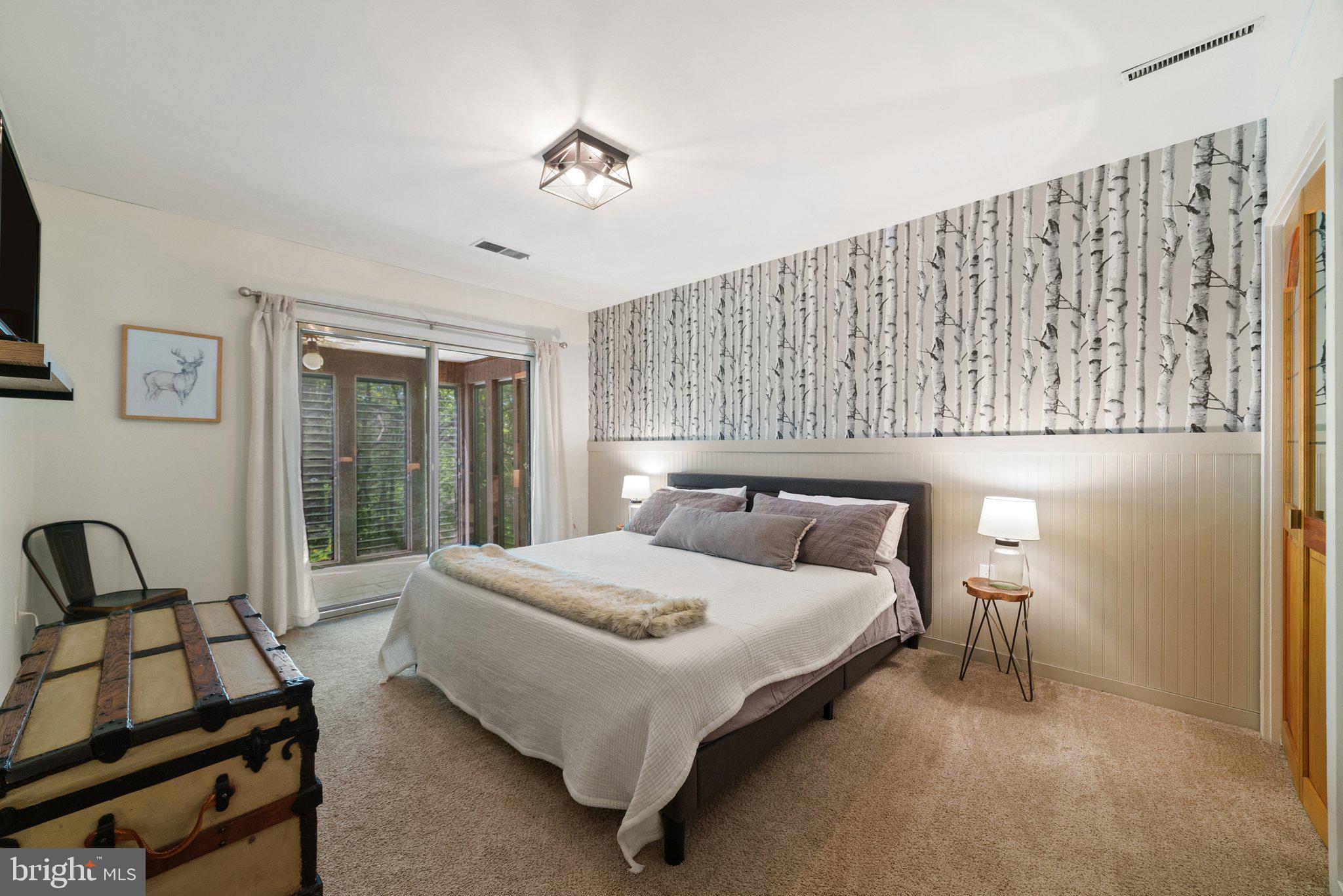 7545 Supinlick Ridge Road Mount Jackson, VA 22842 - Photo 33 of 48 Lower Level Bedroom Access to Lower Level Sunroom