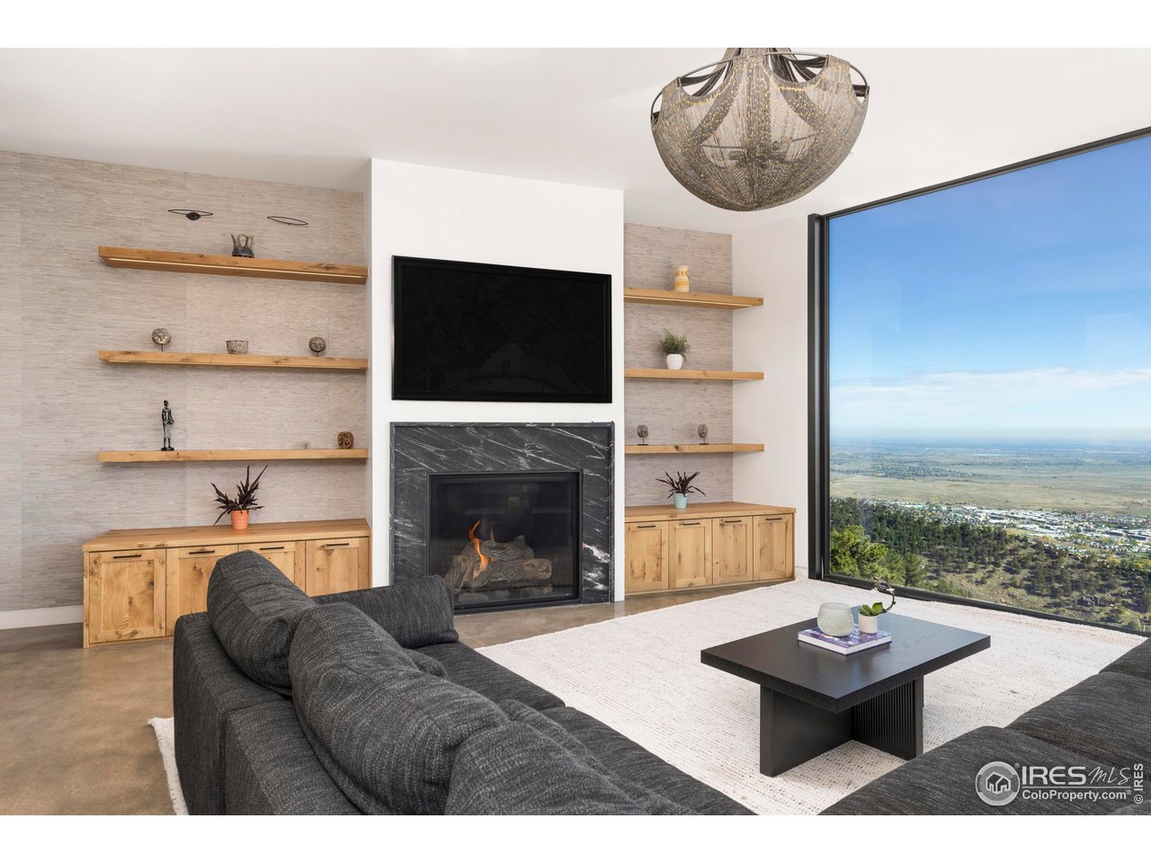 1151 Timber Lane Boulder, CO 80304 - Photo 25 of 33 Living room with jaw dropping views.