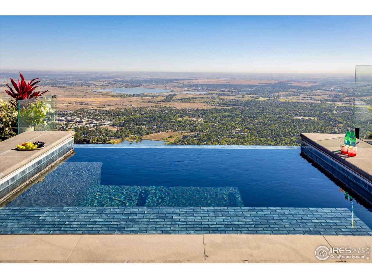 1151 Timber Lane Boulder, CO 80304 - Photo 9 of 33 Infinity pool with sweeping views over Boulder Valley.
