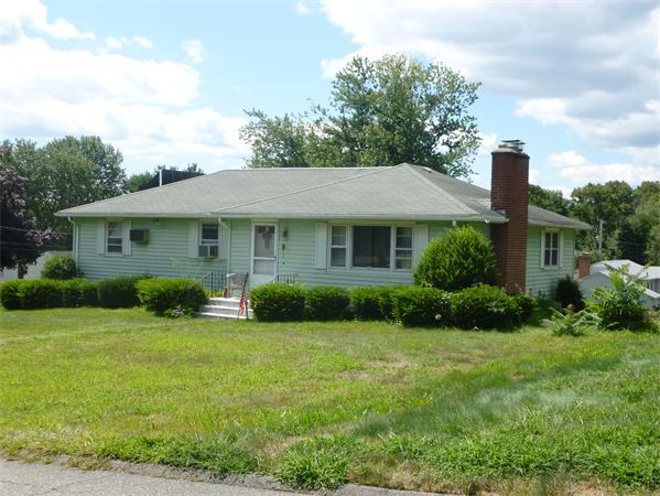4 West Allen Ridge Road East Longmeadow, MA 01028 - Photo 8 of 9 a front view of a house with a yard and green space