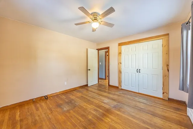 wooden floor in an empty room