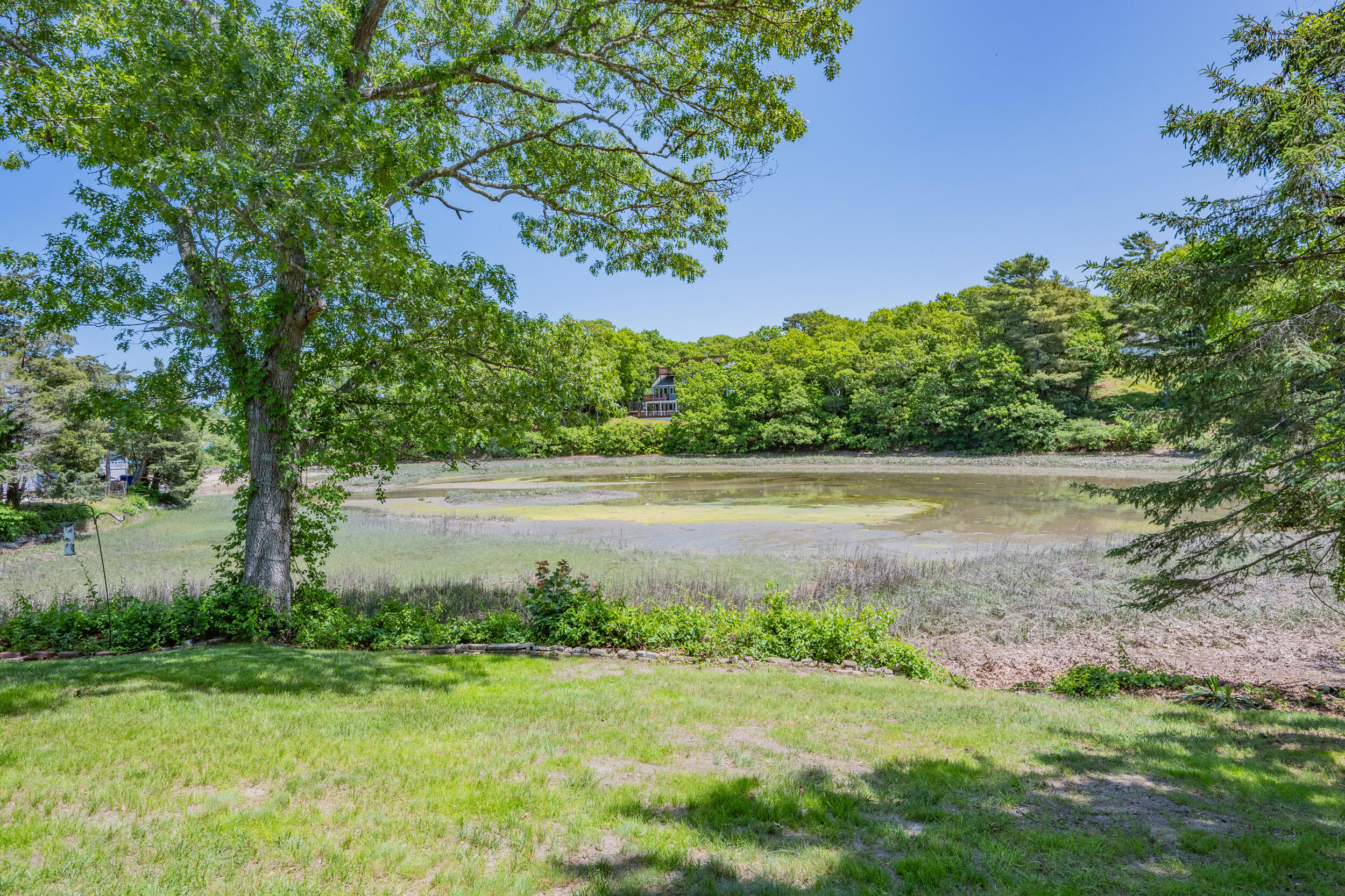 22 Wallace Point Buzzards Bay, MA 02532 - Photo 23 of 30 22 Wallace Point Back Yard Looking Down