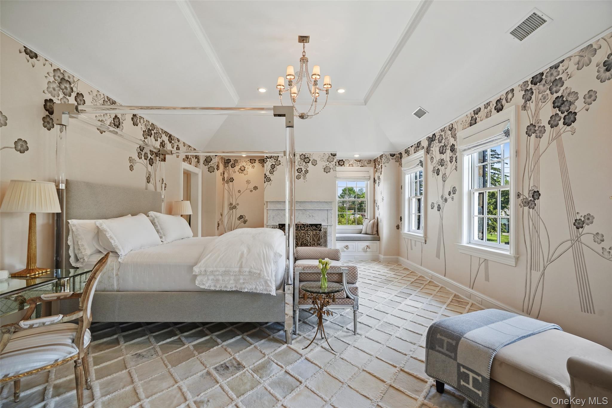 27 Murray Hill Road Scarsdale, NY 10583 - Photo 4 of 29 a living room with furniture and a chandelier