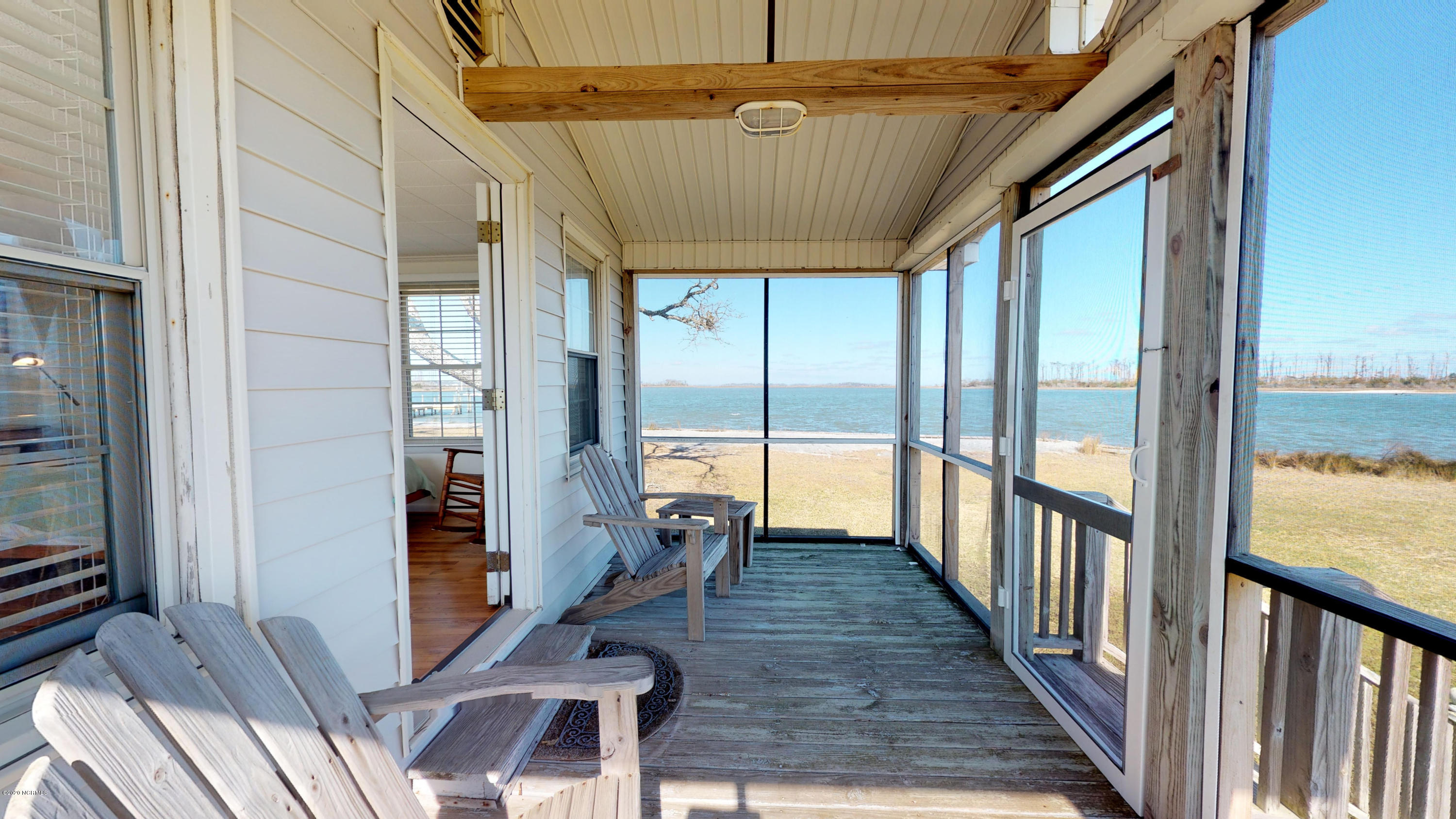 135 Pelican Road Marshallberg, NC 28553 - Photo 14 of 24 Screen Porch off Den