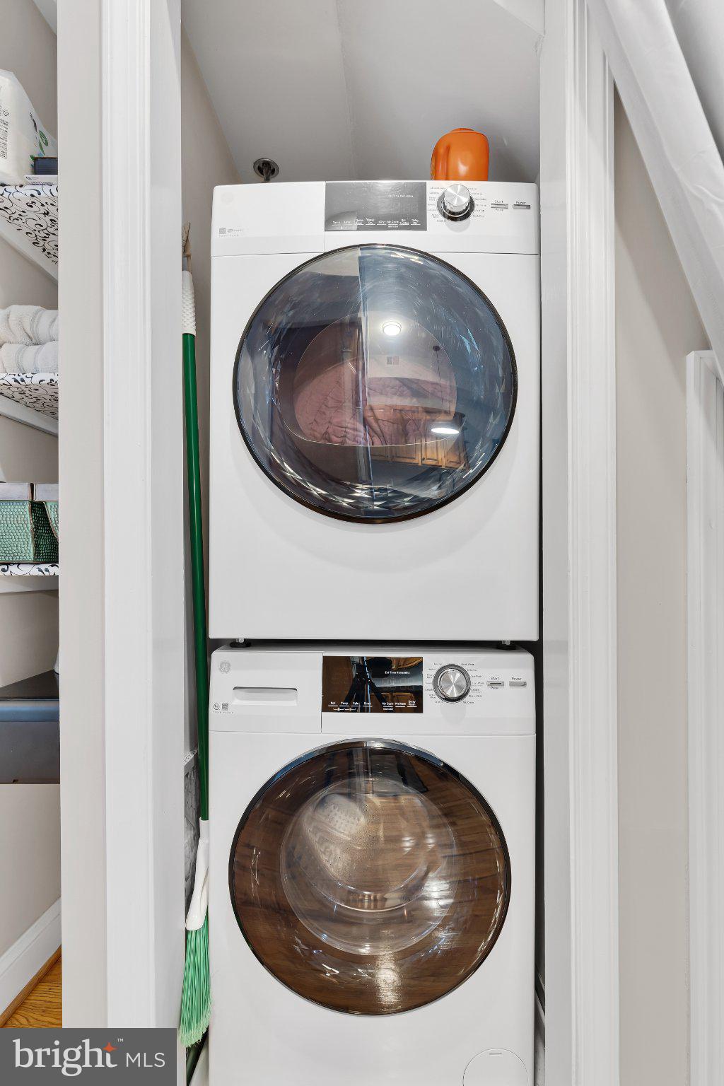 2201 K Street Northwest, Unit 4 Washington, DC 20037 - Photo 17 of 22 Efficient laundry nook in cozy space.