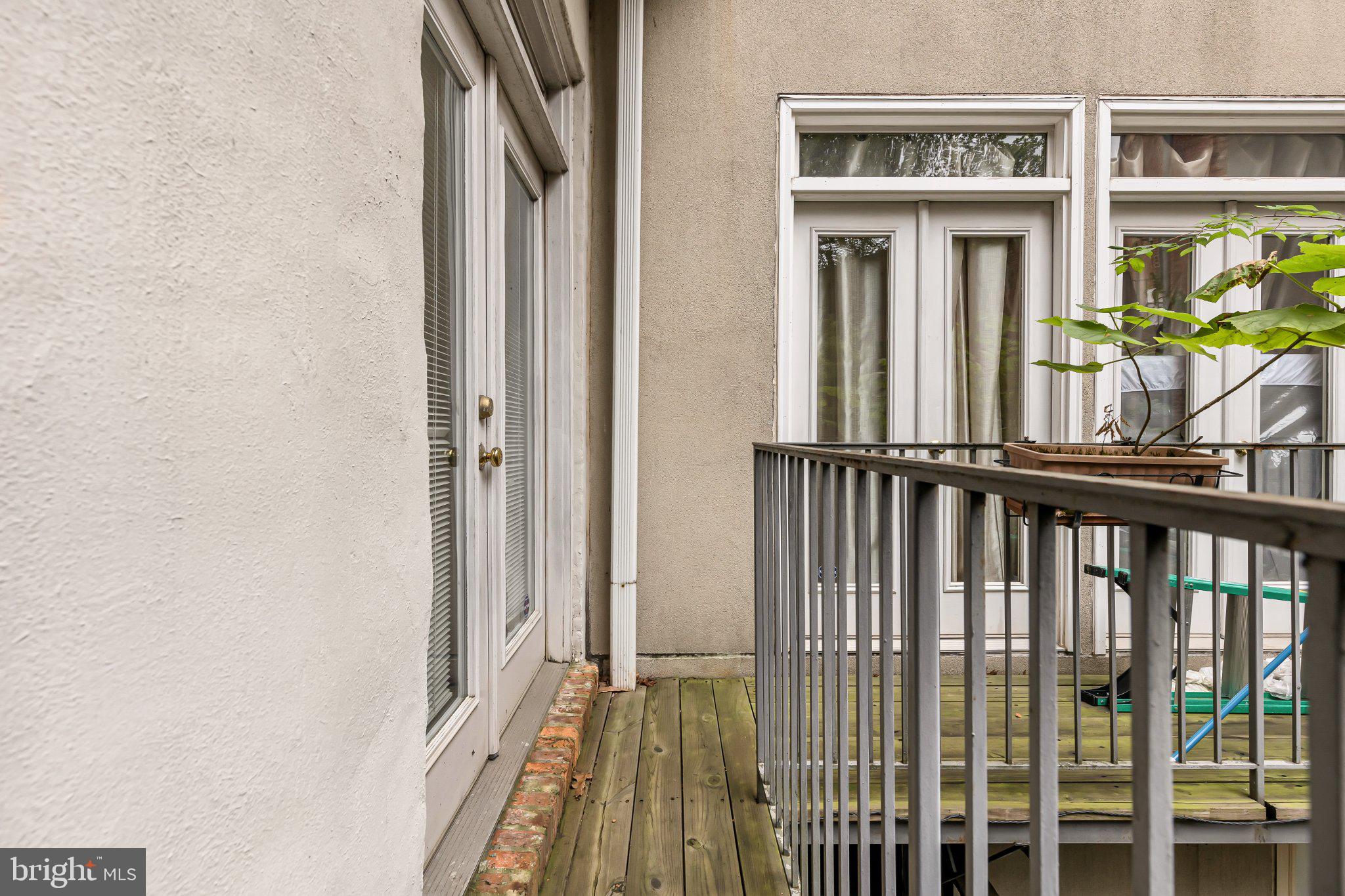 2201 K Street Northwest, Unit 4 Washington, DC 20037 - Photo 20 of 22 Charming balcony with serene views.