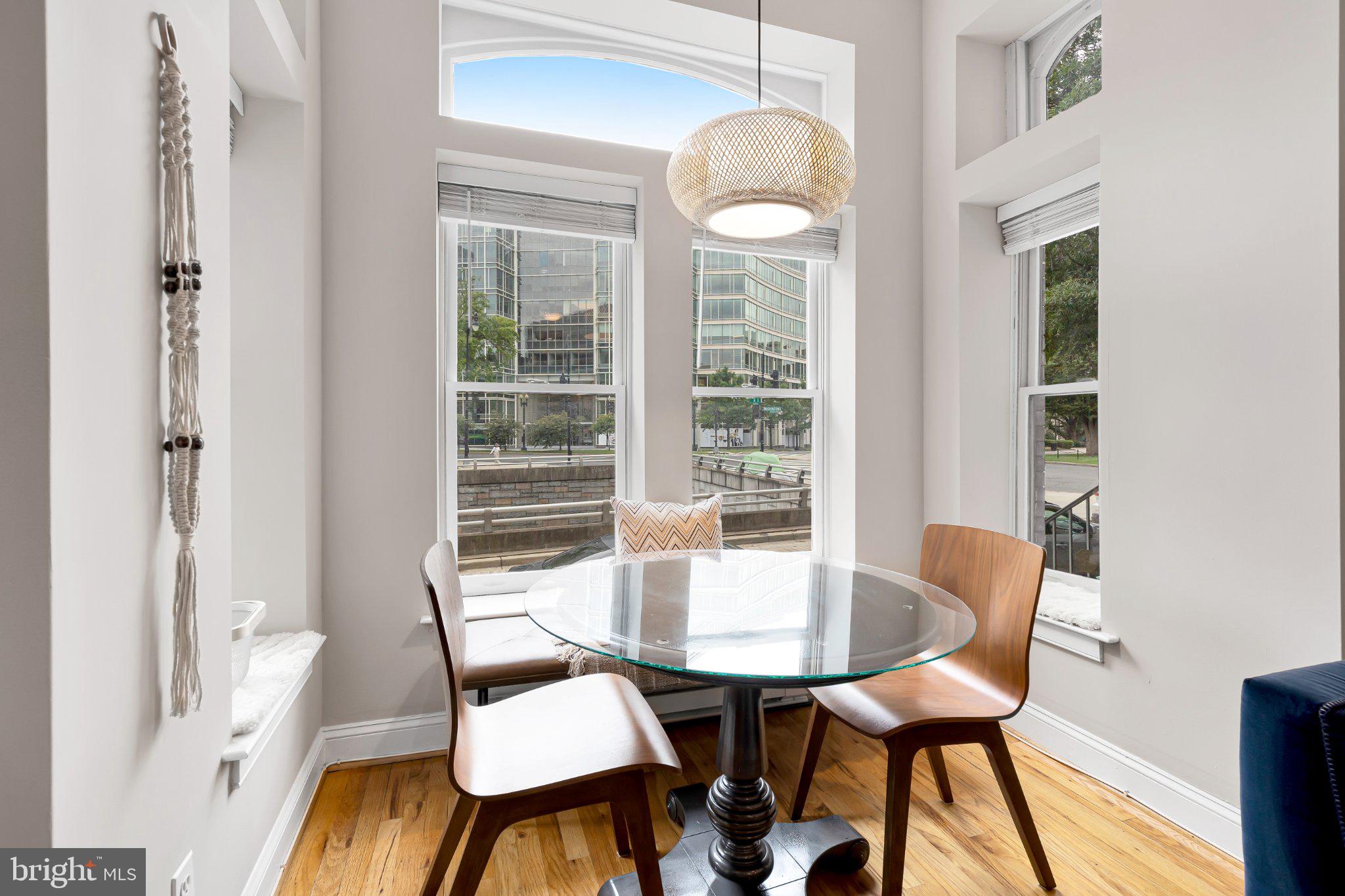 2201 K Street Northwest, Unit 4 Washington, DC 20037 - Photo 6 of 22 Bright dining nook with city views.
