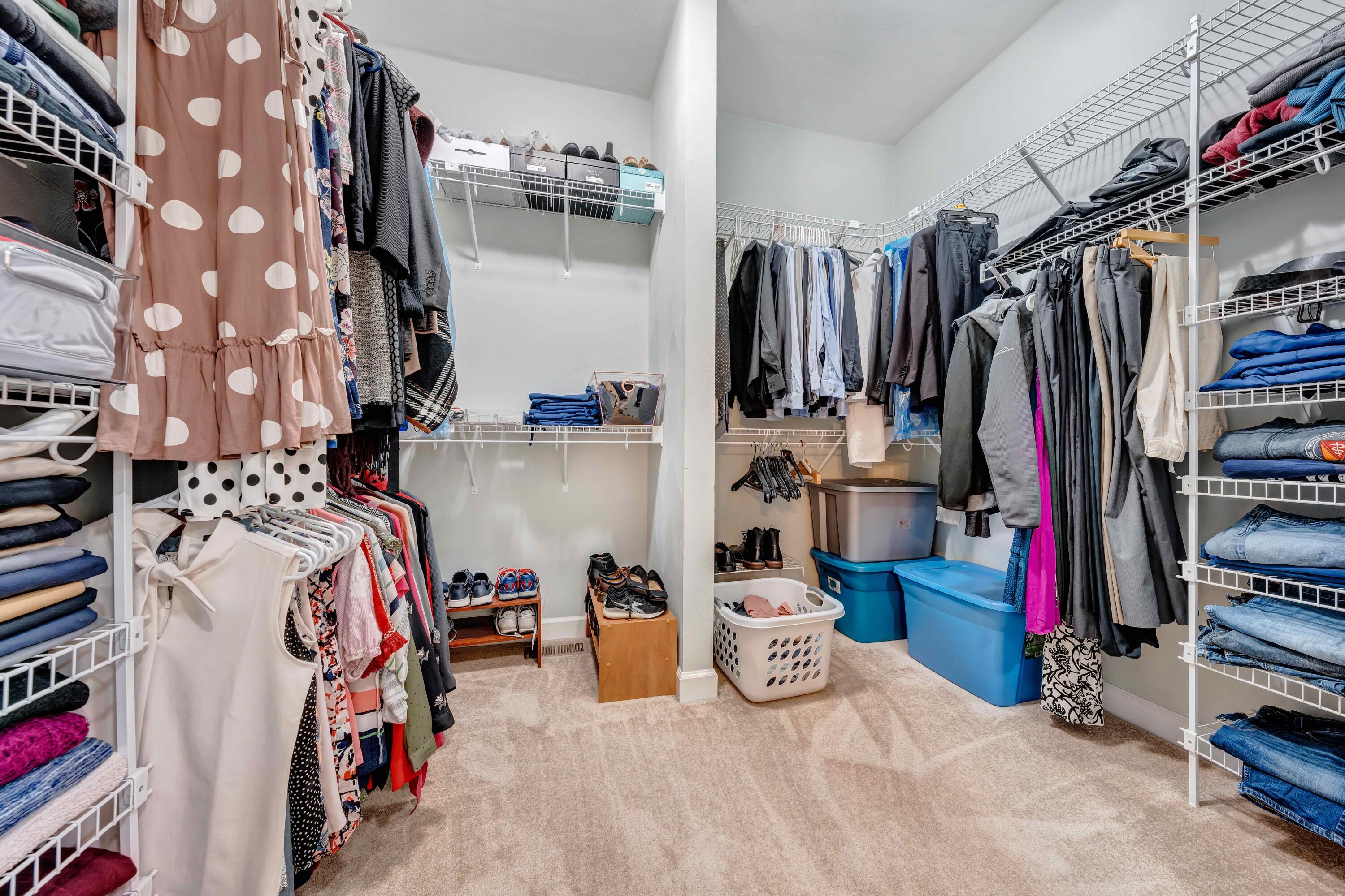 7041 Mountain Spring Trail Roanoke, VA 24018 - Photo 36 of 62 a view of walk in closet with clothes and shoes