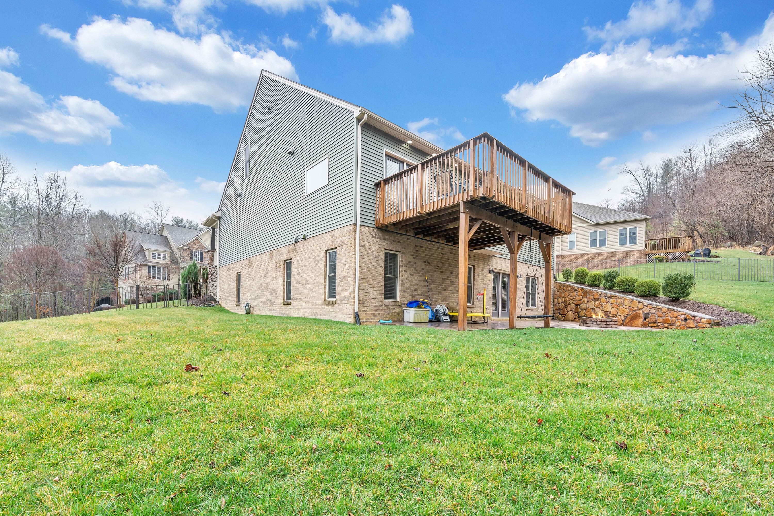 7041 Mountain Spring Trail Roanoke, VA 24018 - Photo 60 of 62 a view of a house with a yard and pathway