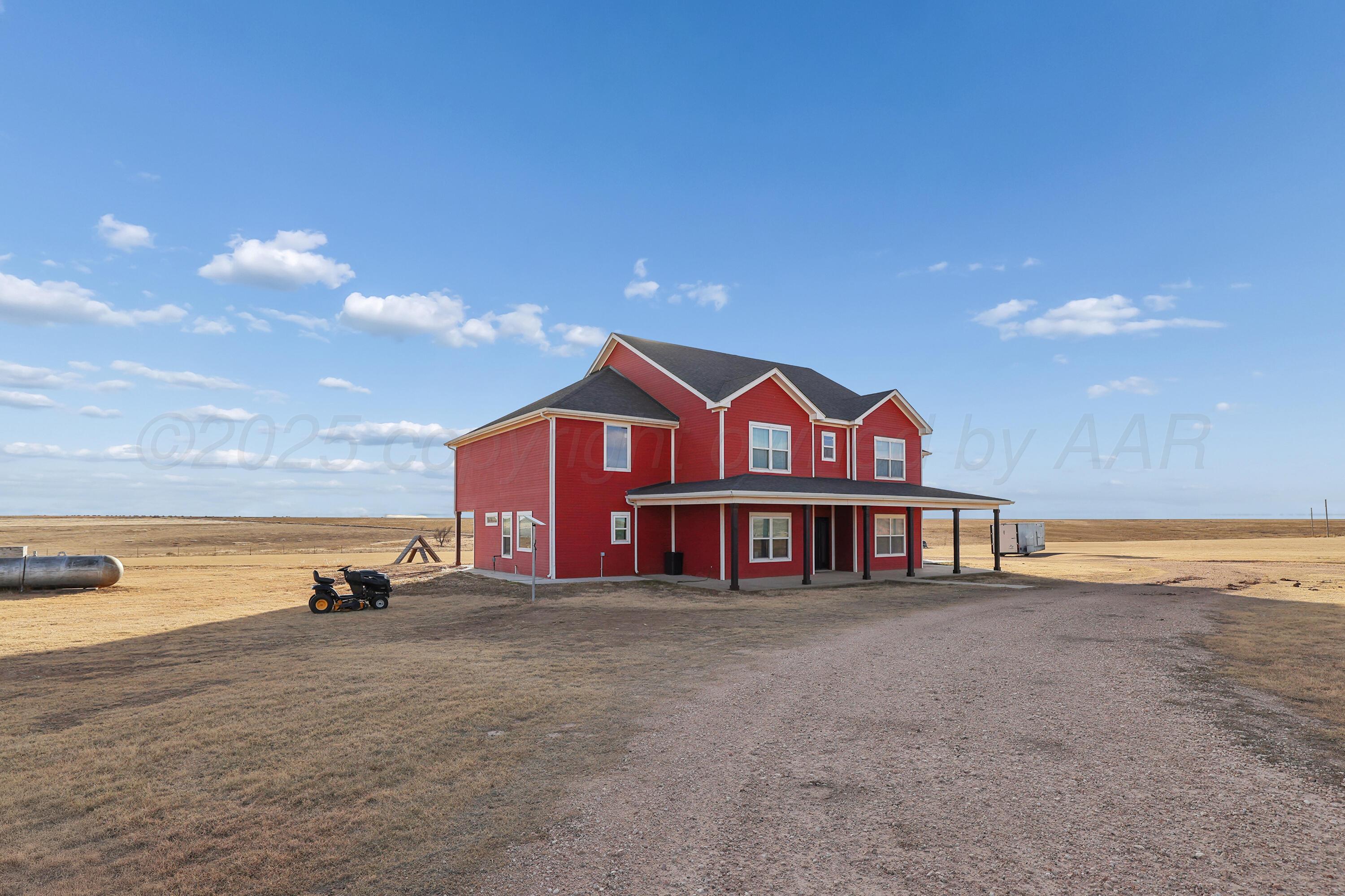 5282 County Road 8 Claude, TX 79019 - Photo 3 of 51 a view of a house with outdoor space and ocean view