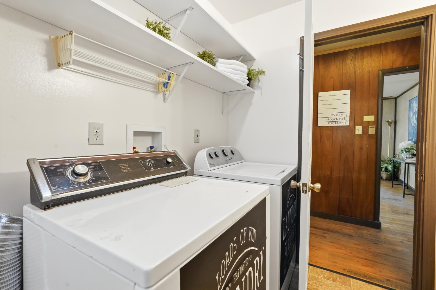 13351 Newtown Road Nevada City, CA 95959 - Photo 40 of 50 a utility room with dryer and washer