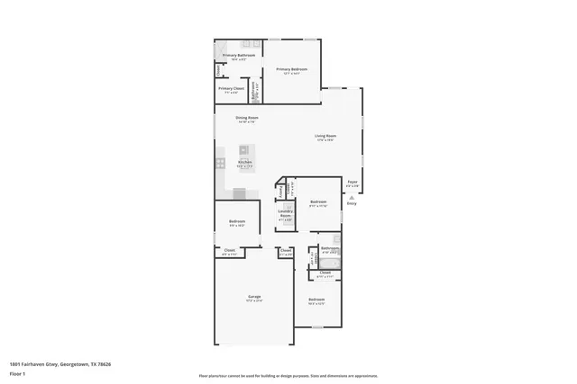 $344,500 | 1801 Fairhaven Gateway, Georgetown, TX 78626