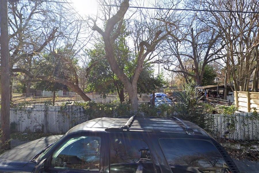 a view of yard with tree s