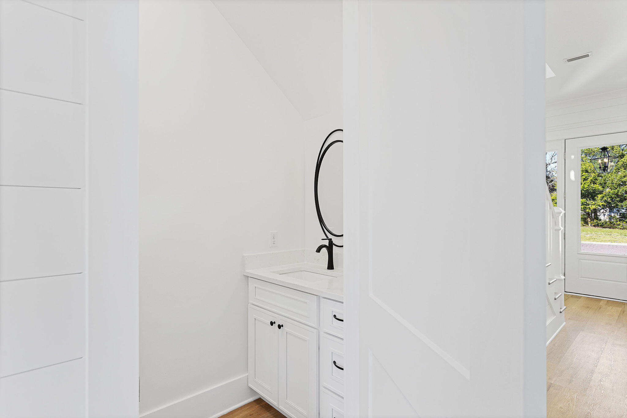 164 Rearden Way Santa Rosa Beach, FL 32459 - Photo 23 of 54 a room with a sink and a mirror