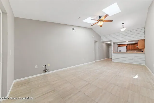 a view of an empty room