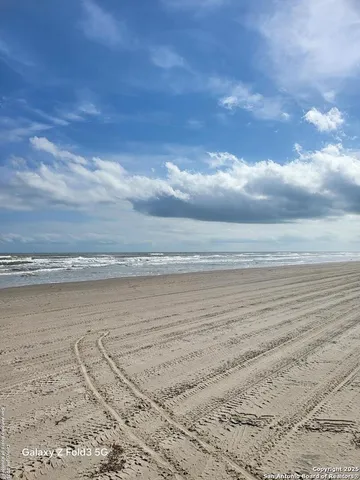 a view of an ocean beach