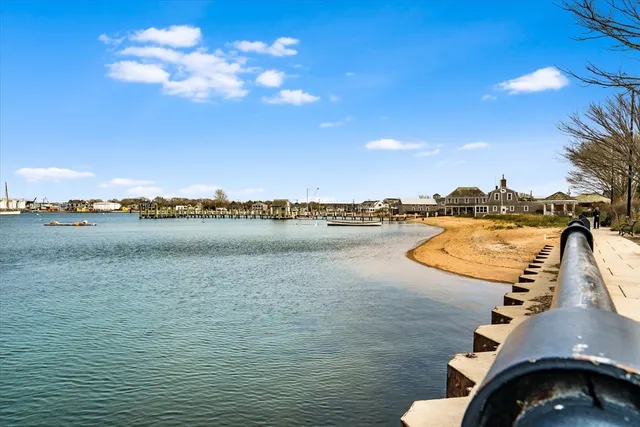 a view of a lake with outdoor space
