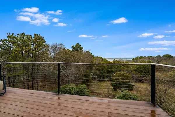 a view of a balcony