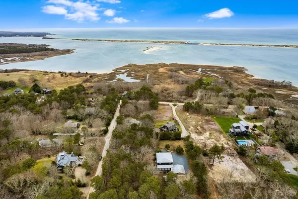 a view of an ocean and beach