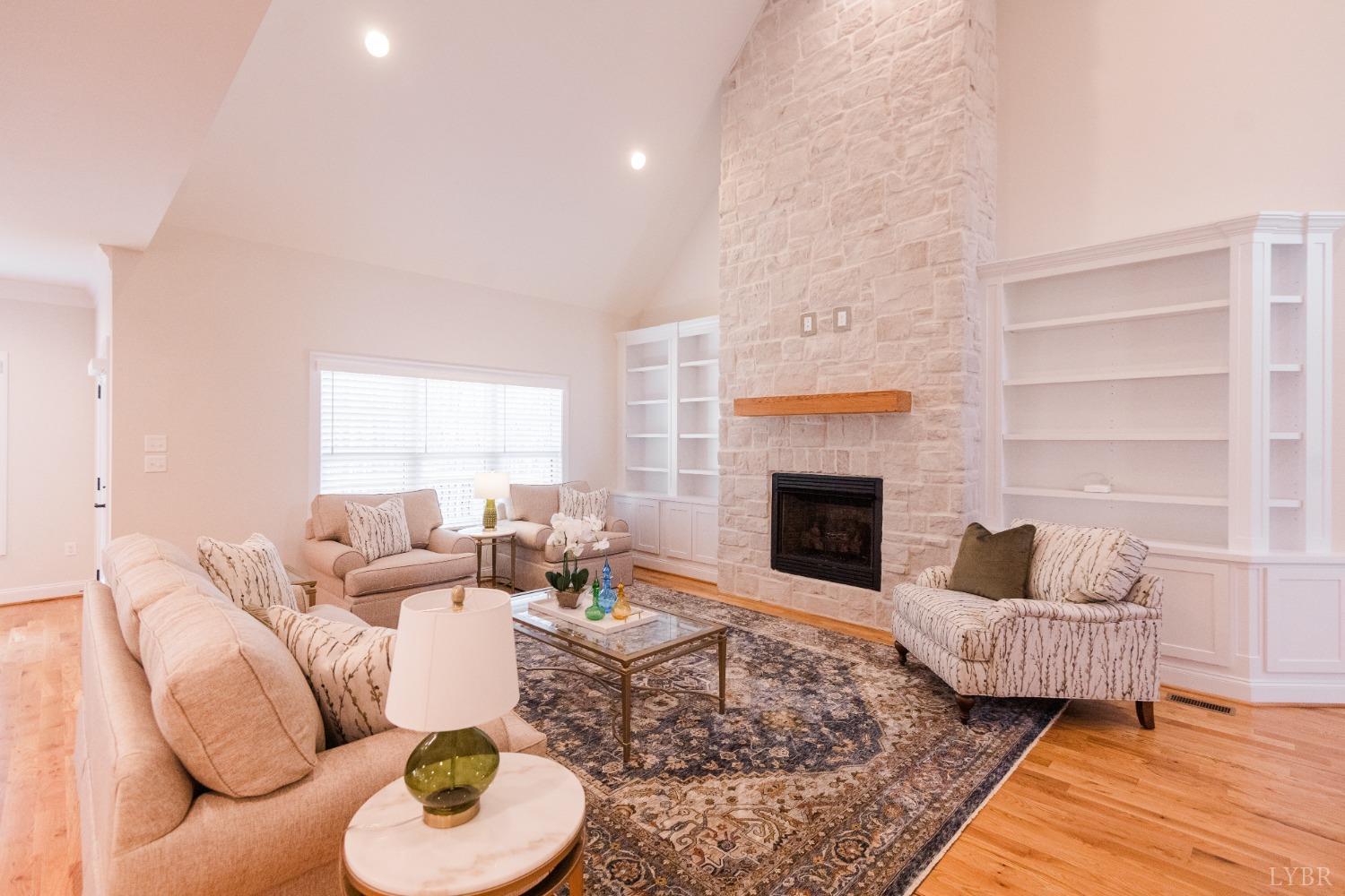 1401 Smartview Lane Forest, VA 24551 - Photo 11 of 46 a living room with furniture and a fireplace