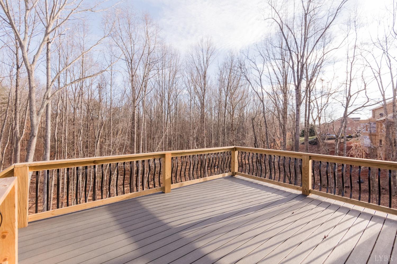 1401 Smartview Lane Forest, VA 24551 - Photo 44 of 46 a view of deck with wooden floor and fence