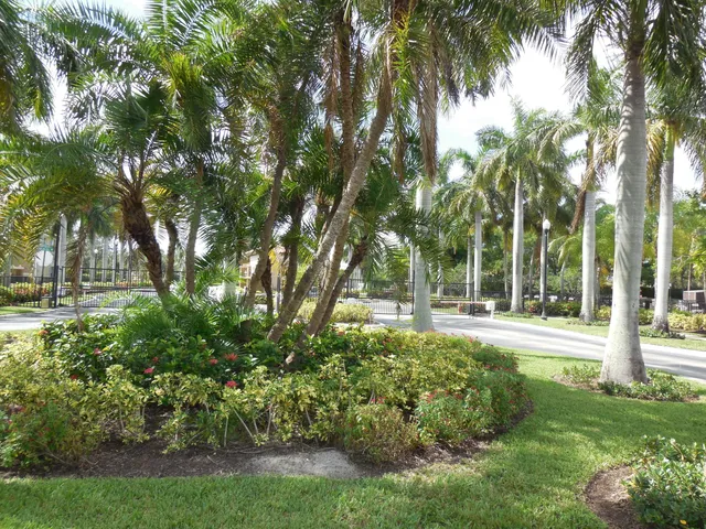 a view of a house with a garden