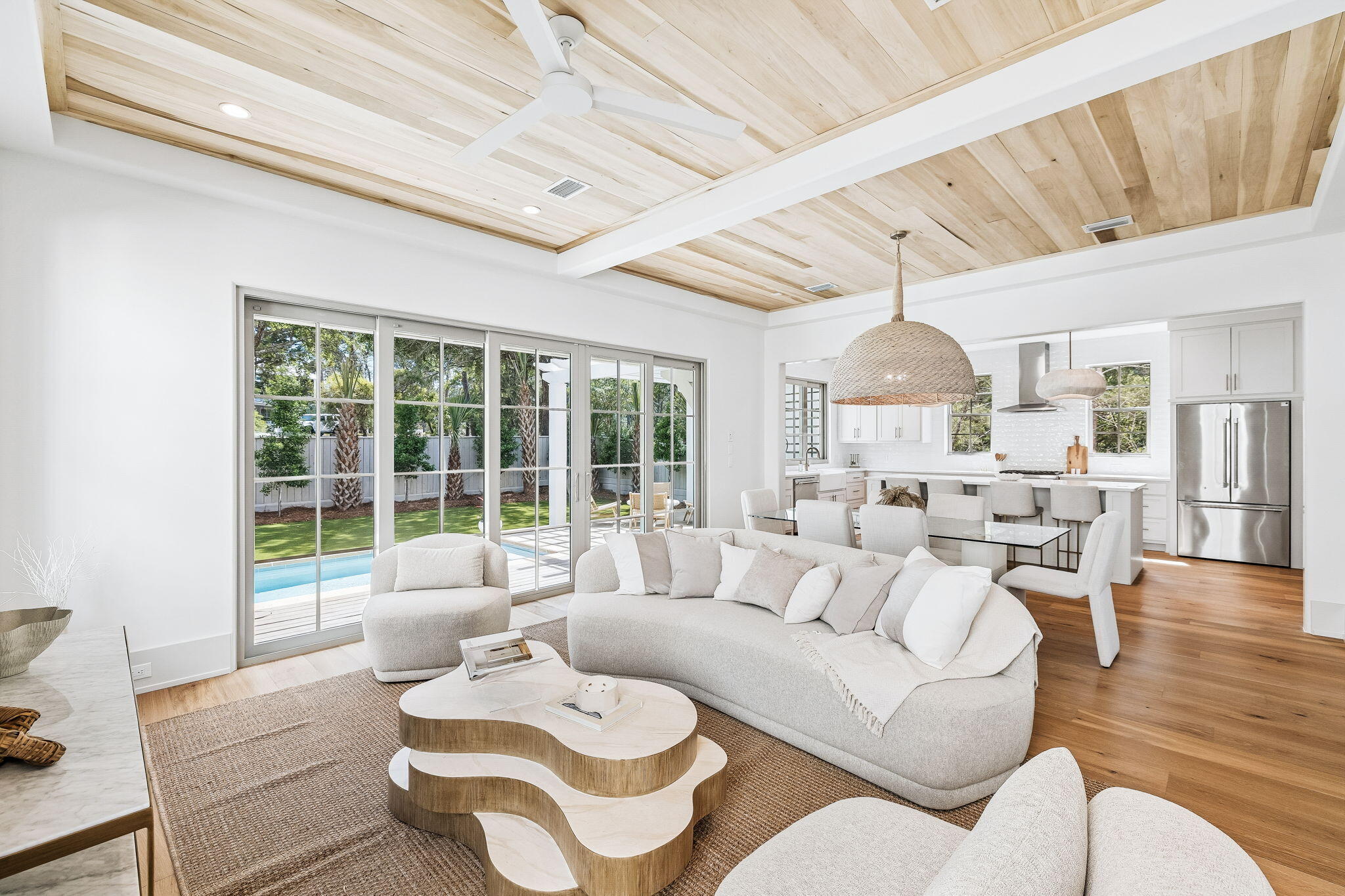 8 East Willow Mist Rd Inlet Beach Inlet Beach, FL 32461 - Photo 15 of 45 a living room with furniture and a large window