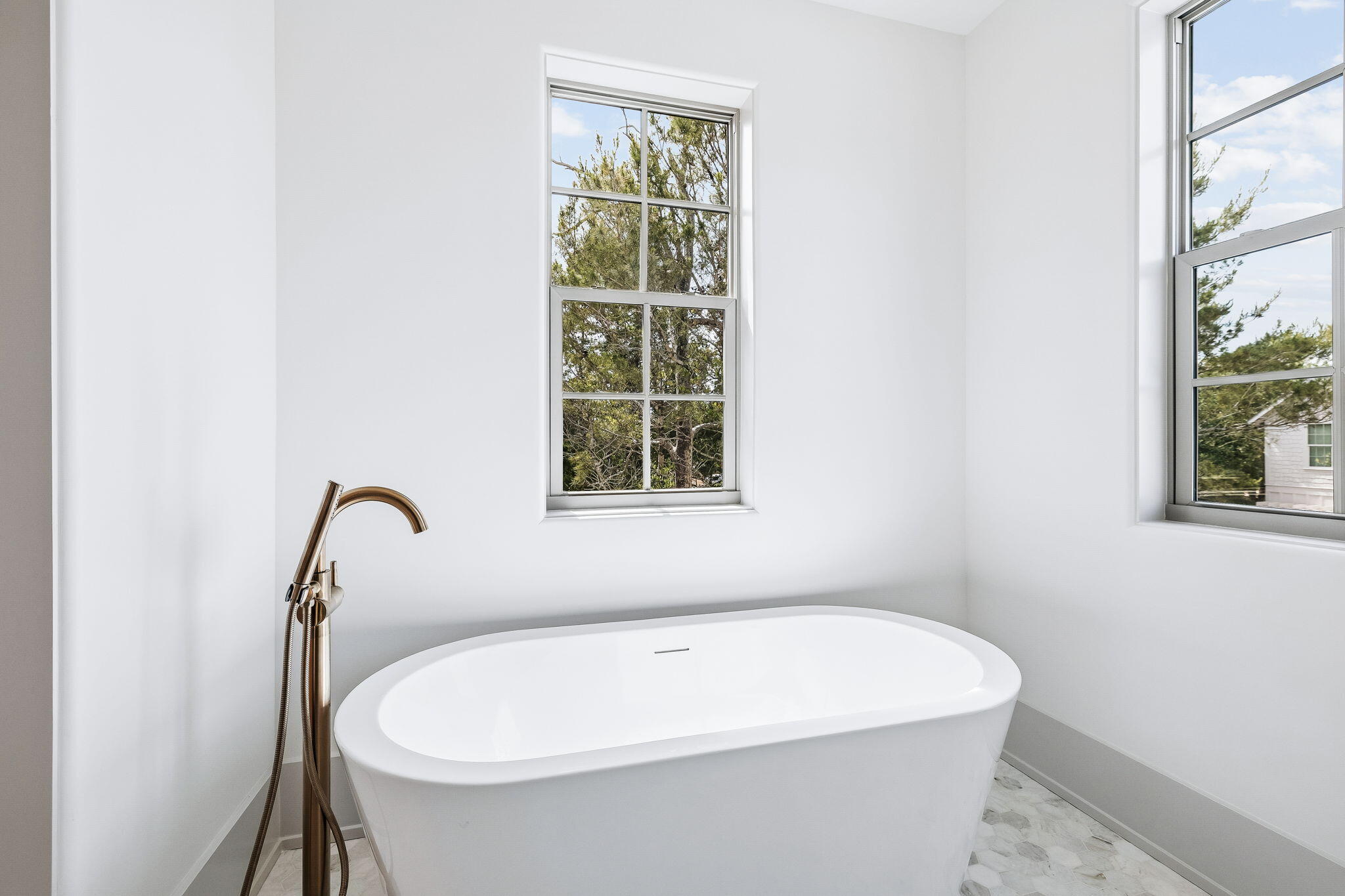 8 East Willow Mist Rd Inlet Beach Inlet Beach, FL 32461 - Photo 21 of 45 a white bath tub sitting in a bathroom next to a window