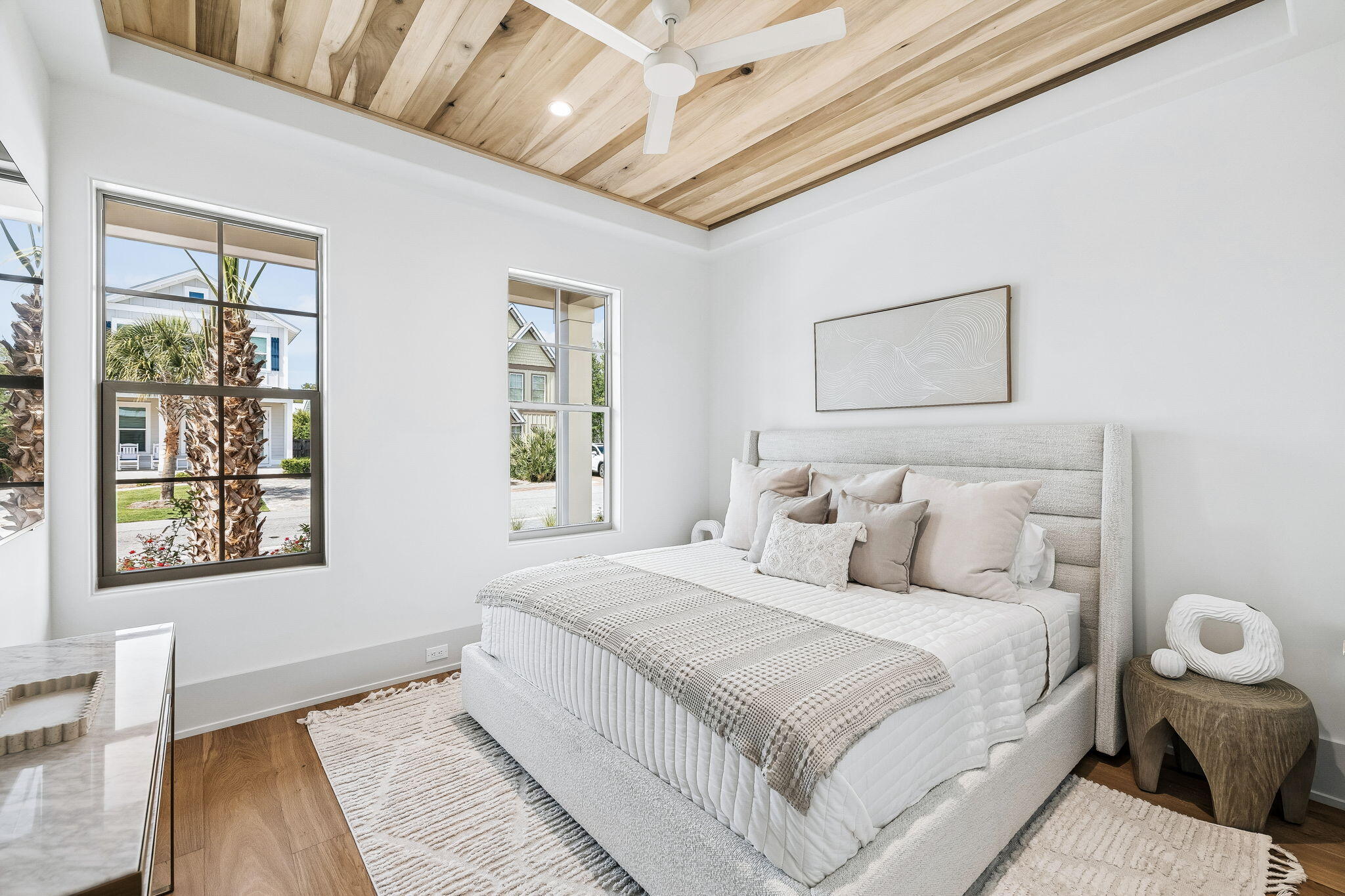 8 East Willow Mist Rd Inlet Beach Inlet Beach, FL 32461 - Photo 23 of 45 a bedroom with a large bed and a window