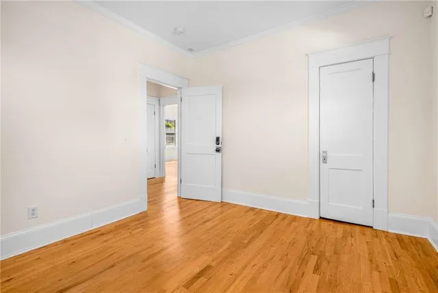 wooden floor in an empty room