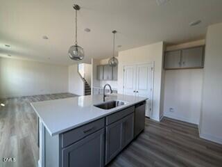 706 Old Station Angier, NC 27501 - Photo 7 of 19 a kitchen with a sink and cabinets