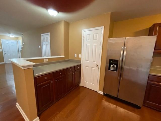 708 Crestwell Circle Atlanta, GA 30331 - Photo 12 of 23 a kitchen with a refrigerator and a sink