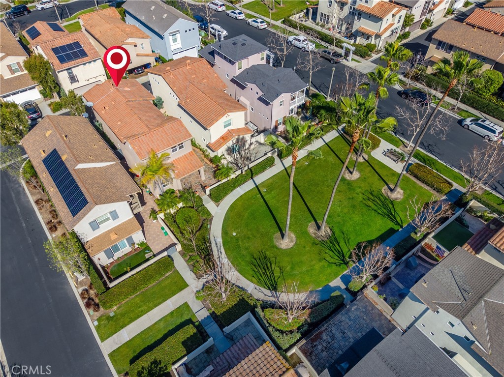 25 Amy Way Ladera Ranch, CA 92694 - Photo 37 of 47 an aerial view of a tennis ground and a cars park