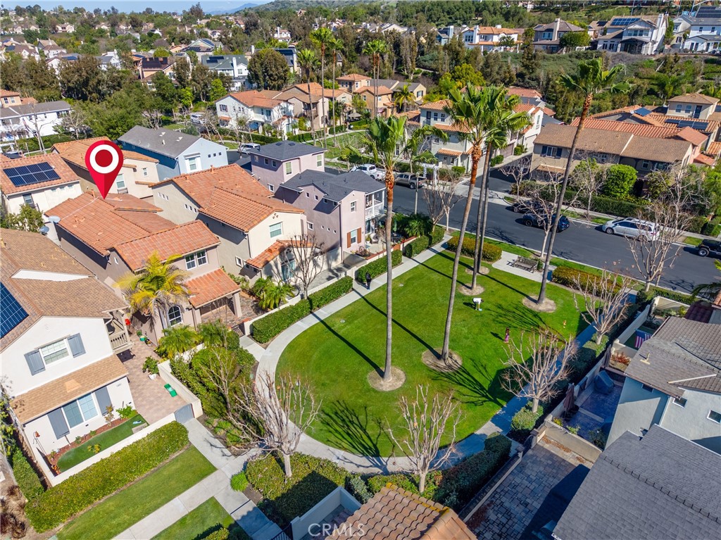 25 Amy Way Ladera Ranch, CA 92694 - Photo 40 of 47 an aerial view of a swimming pool with outdoor seating