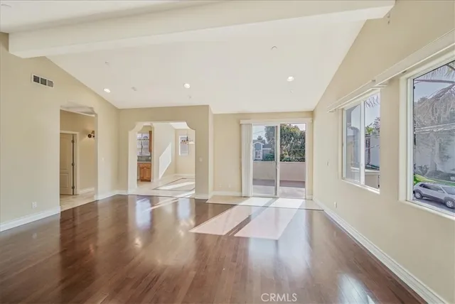 a view of livingroom with furniture and fireplace