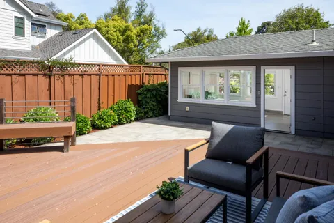a outdoor space with patio