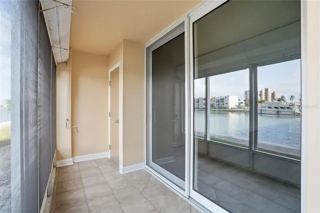 a view of an apartment with many windows