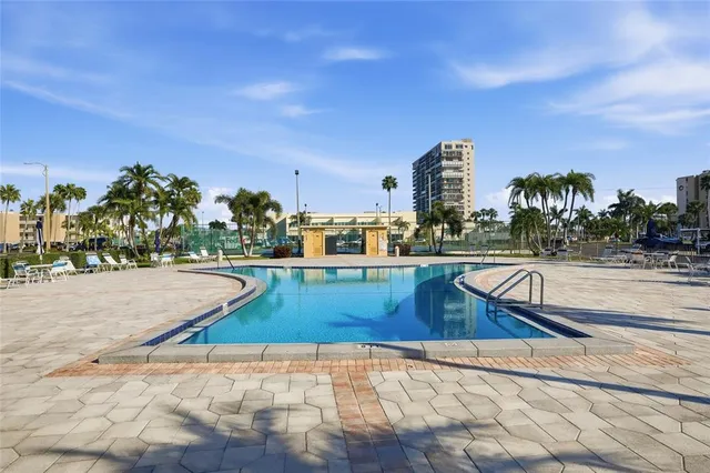 a view of an outdoor space and tennis court