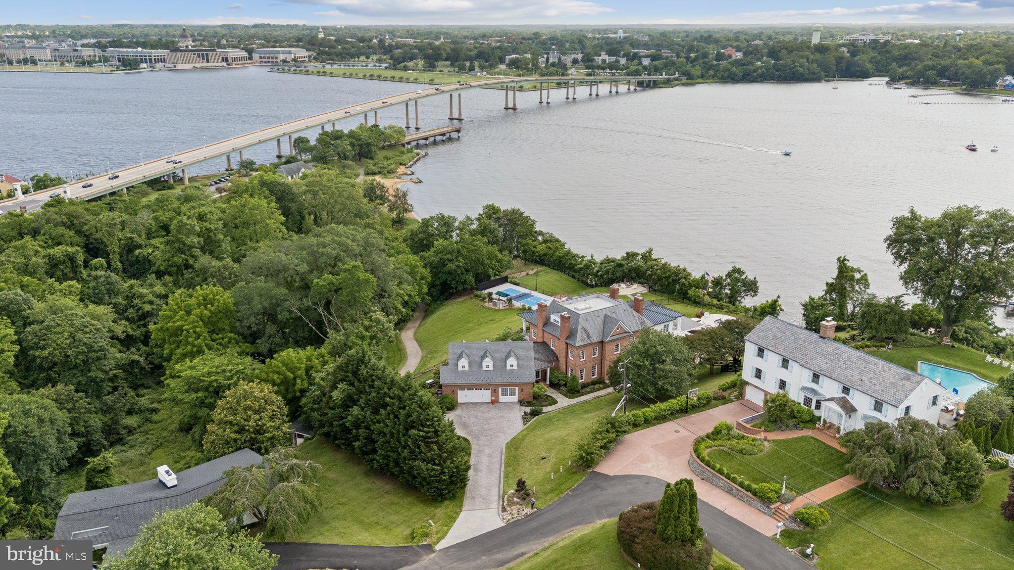 1932 Carrollton Road Annapolis, MD 21409 - Photo 76 of 85 an aerial view of a house with a lake view
