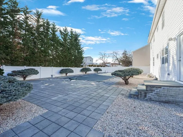 a view of outdoor space with garden