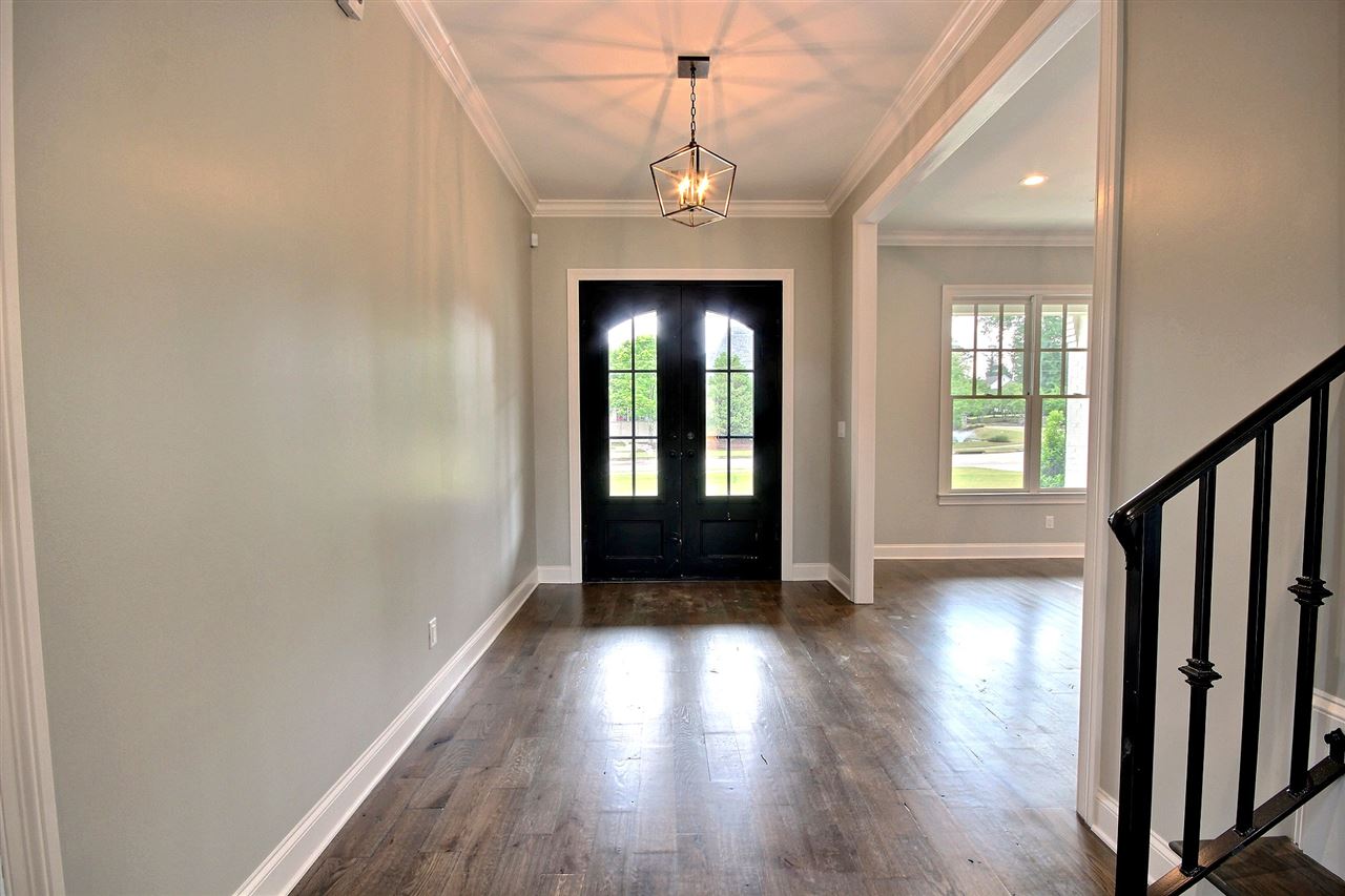 Front entry with Custom Steel Doors