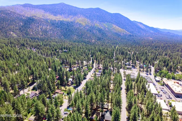 a view of a city with sunset view