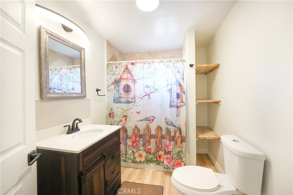 2165 Lilac Road Ramona, CA 92065 - Photo 19 of 49 a bathroom with a sink mirror vanity and toilet