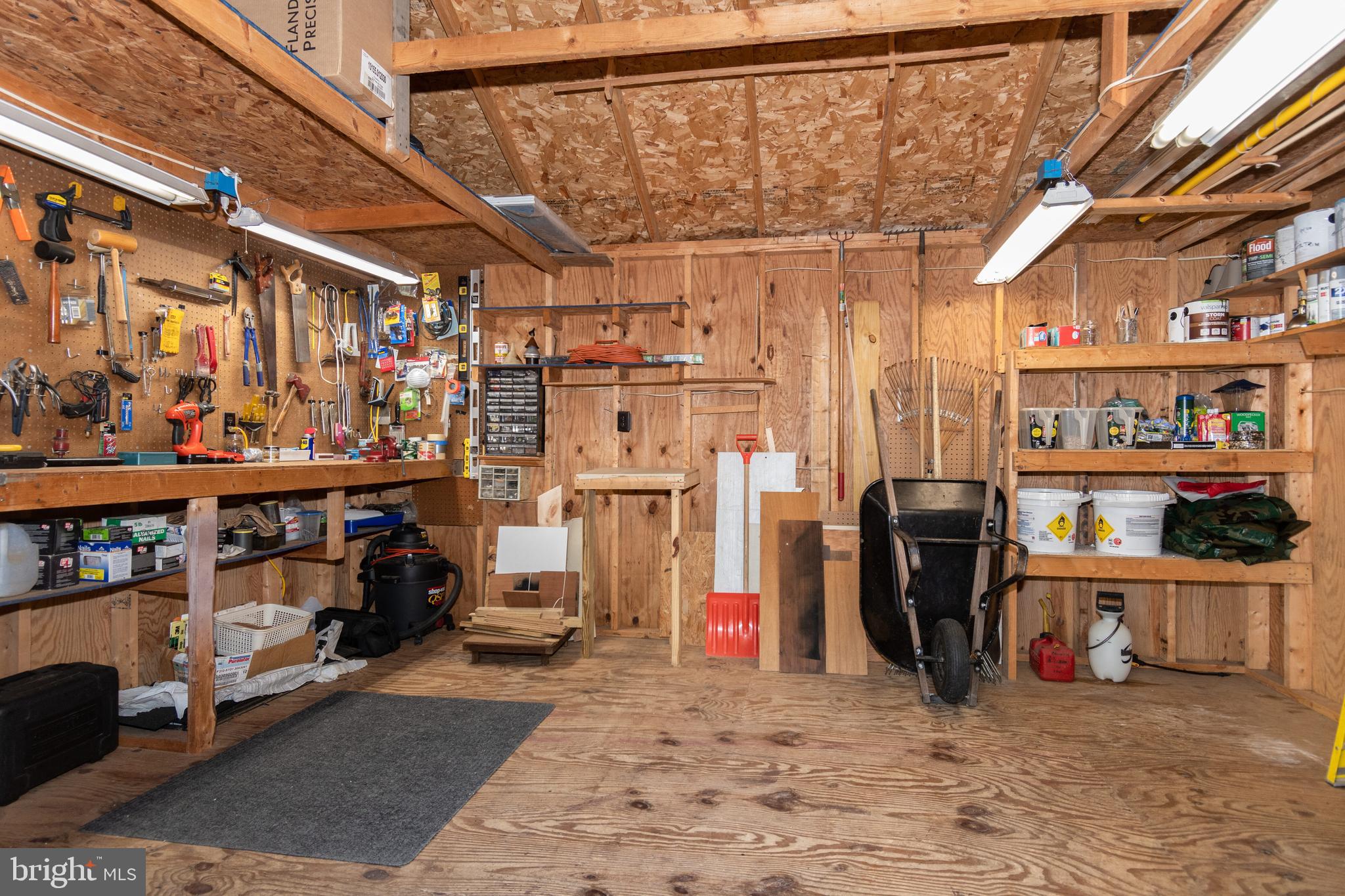 14700 Plains Court Ridgely, MD 21660 - Photo 34 of 53 Workshop with electric, lights