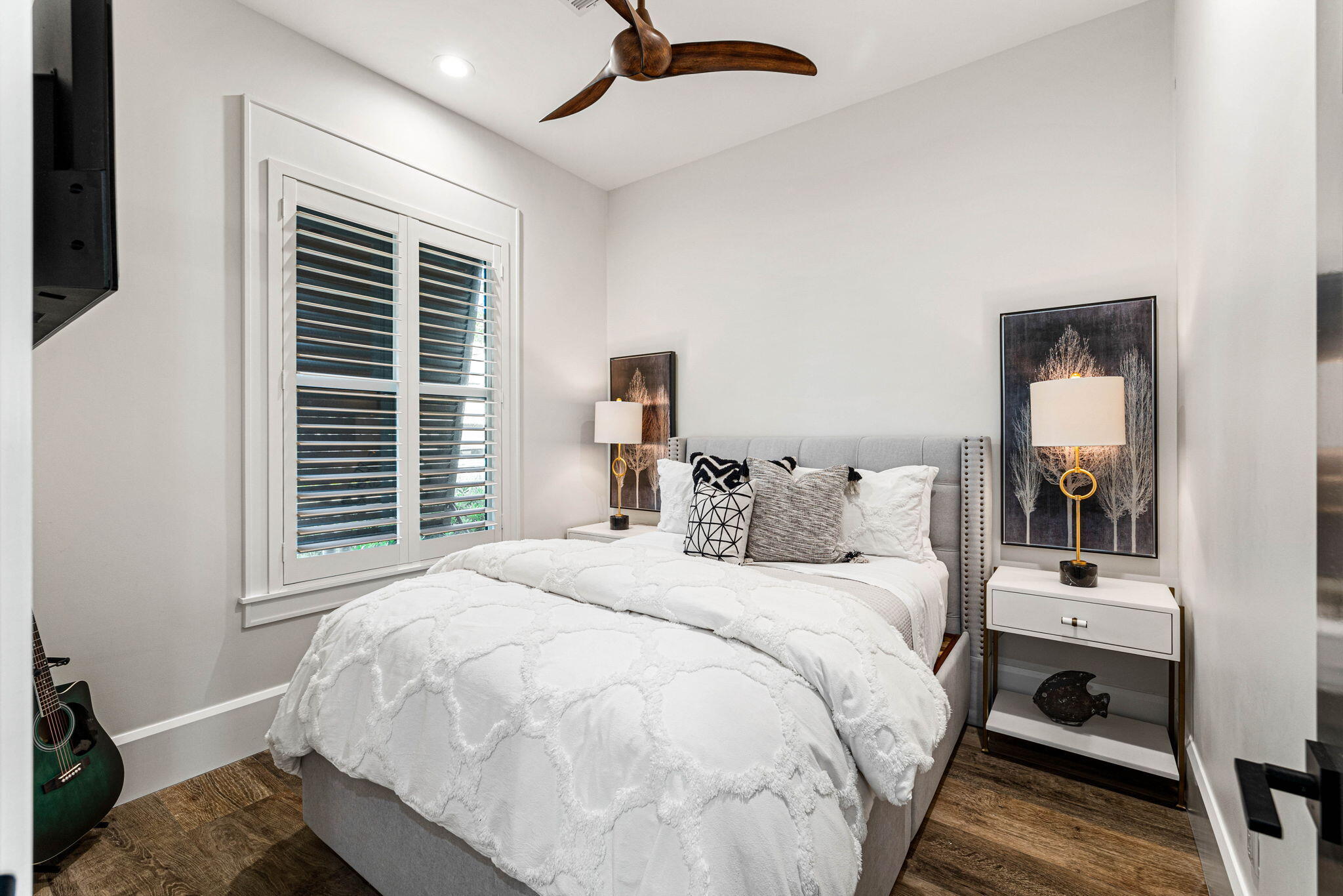 1980 Baytowne Loop Miramar Beach, FL 32550 - Photo 29 of 95 a bed room with a bed and a television