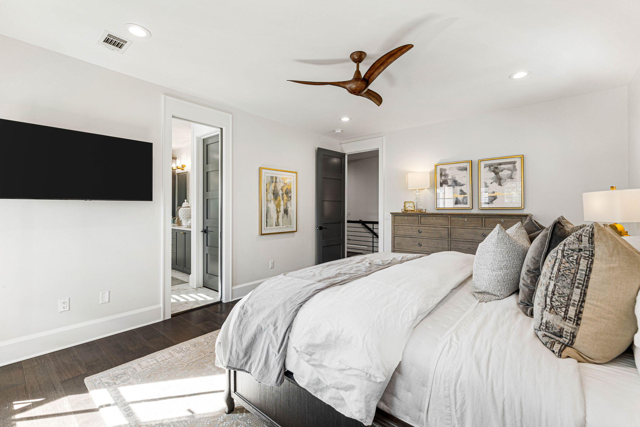 1980 Baytowne Loop Miramar Beach, FL 32550 - Photo 33 of 95 a bedroom with a bed and a flat screen tv